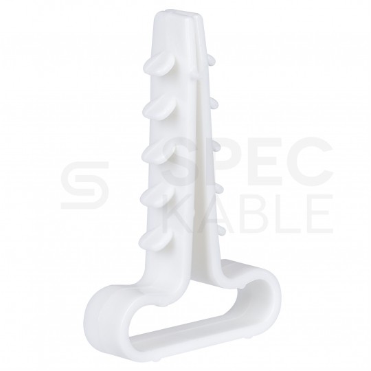 Uchwyt kablowy owalny wbijany USMP-5 do kabli płaskich YDYp (5x1,5-5x2,5) 250szt.