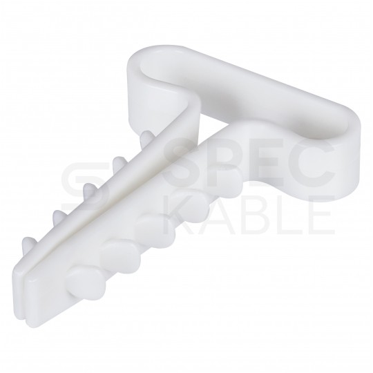 Uchwyt kablowy owalny wbijany USMP-6 do kabli płaskich YDYp (5x4,0-5x6,0) 100szt.