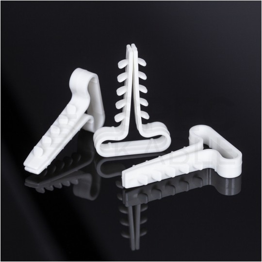 Uchwyt kablowy owalny wbijany USMP-6 do kabli płaskich YDYp (5x4,0-5x6,0) 100szt.