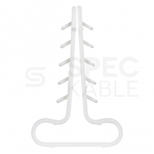 Uchwyt kablowy owalny wbijany USMP-6 do kabli płaskich YDYp (5x4,0-5x6,0) 100szt.