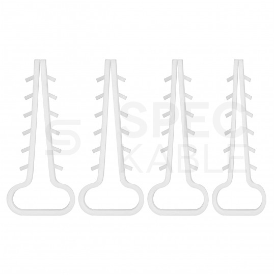 Uchwyt kablowy owalny wbijany USP-2 do kabli płaskich YDYp (3x1,5-3x2,5) 100szt.