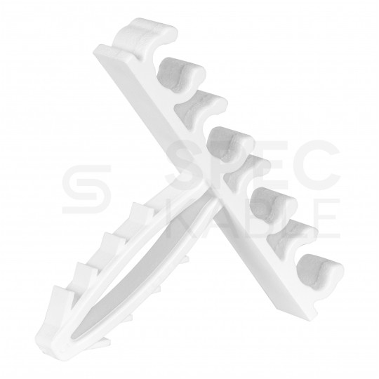 Uchwyt kablowy poczwórny szybki montaż do kabli okrągłych (6-9mm) APP-02/4 50szt.