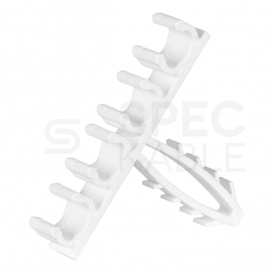 Uchwyt kablowy poczwórny szybki montaż do kabli okrągłych (6-9mm) APP-02/4 50szt.