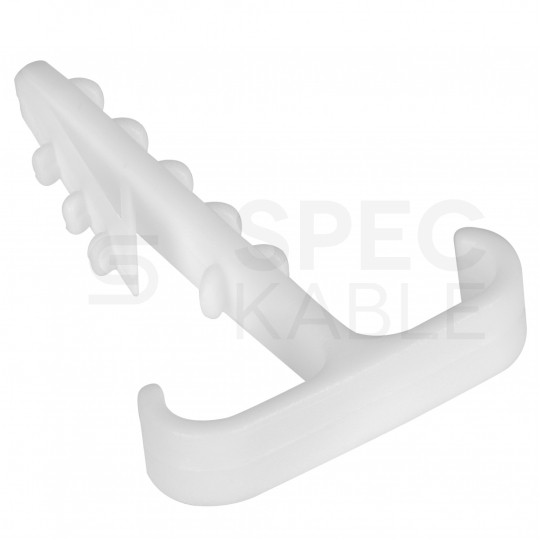 Uchwyt kablowy podwójny typu T wbijany USMP-3-BIS do kabli płaskich YDYp (3x1,5-3x2,5) 250szt