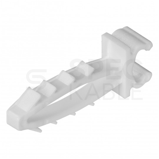 Uchwyt kablowy pojedynczy szybki montaż do kabli okrągłych (4-6mm) APP-03/1 100szt.