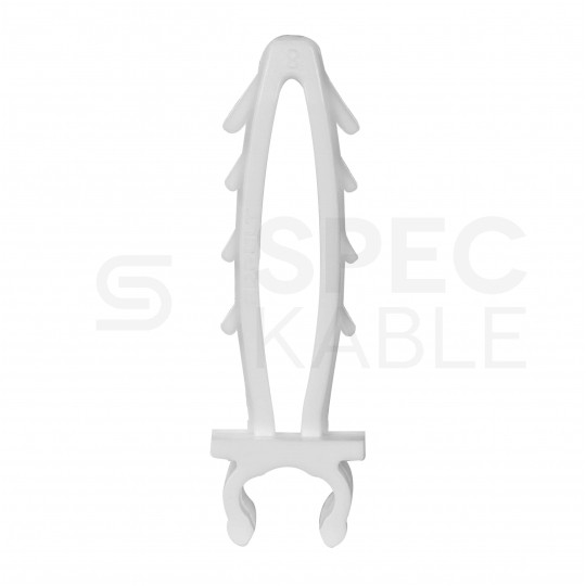 Uchwyt kablowy pojedynczy szybki montaż do kabli płaskich (8/12mm) APP-01/1 100szt.