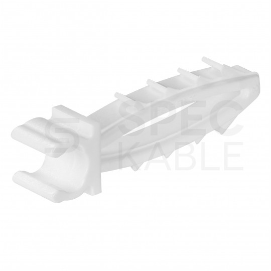 Uchwyt kablowy pojedynczy szybki montaż do kabli płaskich (8/12mm) APP-01/1 100szt.