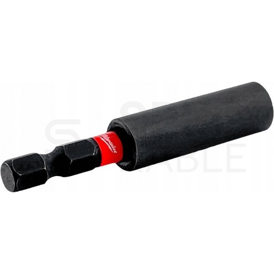 Uchwyt magnetyczny Przedłużka do bitów udarowych 1/4" HEX 60mm SHOCKWAVE Impact Duty MILWAUKEE