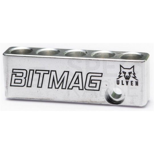 Uchwyt metalowy magnetyczny magazynek na bity aluminiowy BITMAG
