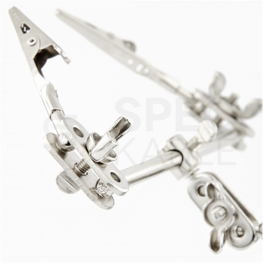 Uchwyt montażowy 2-ramienny Trzecia Ręka do lutowania i prac precyzyjnych