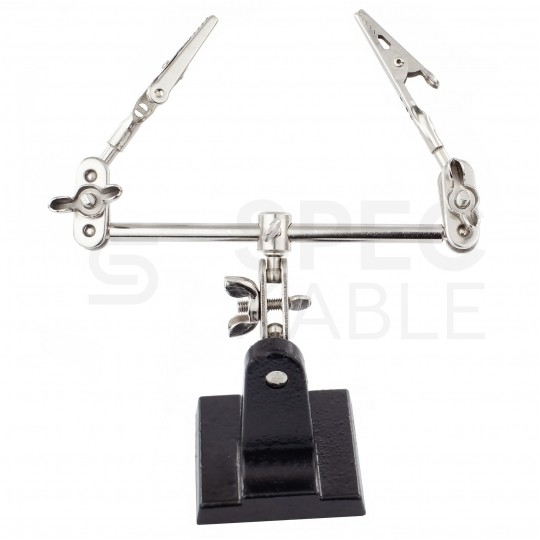 Uchwyt montażowy 2-ramienny Trzecia Ręka do lutowania i prac precyzyjnych