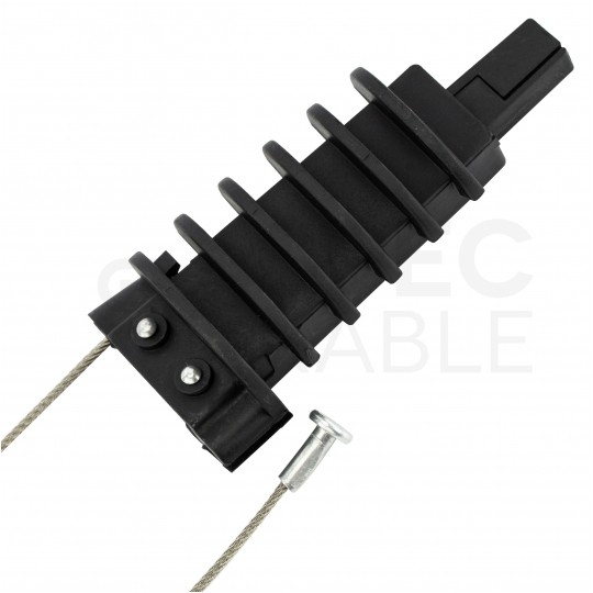 Uchwyt odciągowy dla kabli samonośnych okrągłych (6-9mm) 3,6kN TELCOLINE