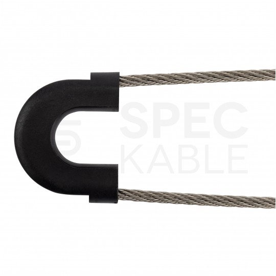 Uchwyt odciągowy dla kabli samonośnych okrągłych (8-12mm) 15kN z linką uchwytu 350mm fi: 3,81mm TELCOLINE