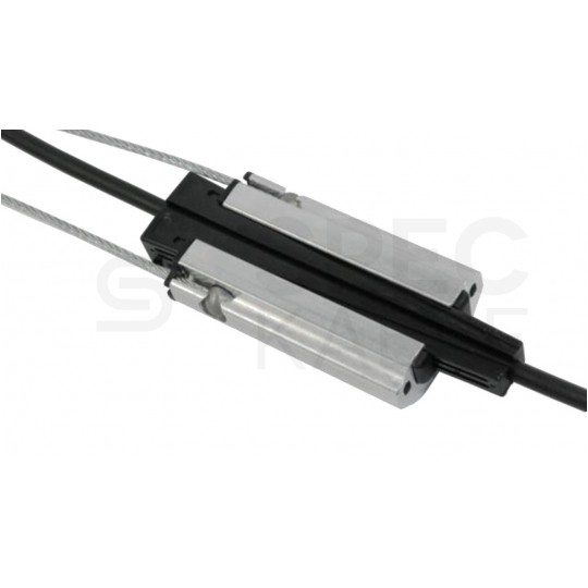 Uchwyt odciągowy dla kabli samonośnych okrągłych (8-12mm) 15kN z linką uchwytu 380mm fi:3,83mm TELCOLINE