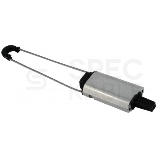 Uchwyt odciągowy dla kabli samonośnych okrągłych (8-12mm) 15kN z linką uchwytu 380mm fi:3,83mm TELCOLINE