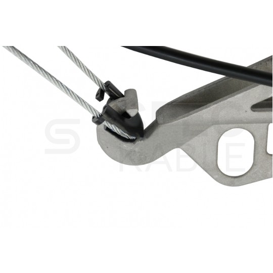 Uchwyt odciągowy dla kabli samonośnych okrągłych (8-12mm) 15kN z linką uchwytu 380mm fi:3,83mm TELCOLINE