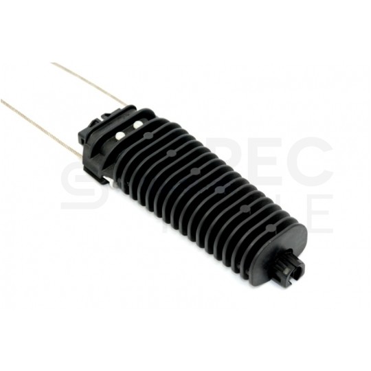 Uchwyt odciągowy dla kabli samonośnych okrągłych (8-12mm) 17,5kN z linką uchwytu 350mm fi: 3,83mm TELCOLINE