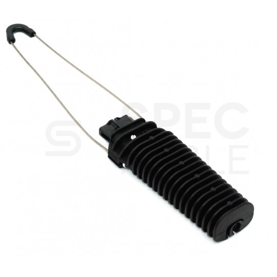 Uchwyt odciągowy dla kabli samonośnych okrągłych (8-12mm) 17,5kN z linką uchwytu 350mm fi: 3,83mm TELCOLINE