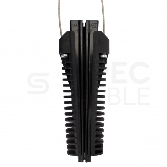 Uchwyt odciągowy dla kabli samonośnych okrągłych (8-12mm) 17,5kN z linką uchwytu 350mm fi: 3,83mm TELCOLINE