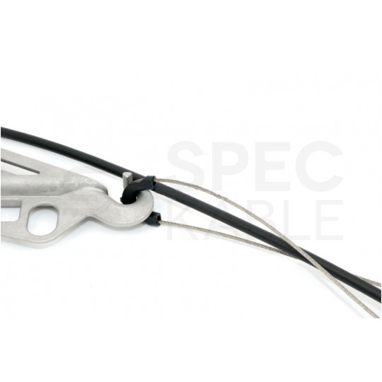 Uchwyt odciągowy dla kabli samonośnych okrągłych (8-12mm) 17,5kN z linką uchwytu 350mm fi: 3,83mm TELCOLINE