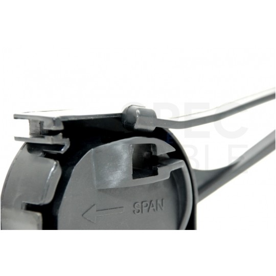 Uchwyt odciągowy do kabli napowietrznych DROP okrągłych (3-5mm) z otwieranym zaczepem TELCOLINE