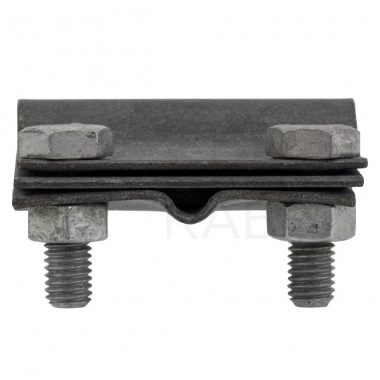 Uchwyt odgromowy Złącze krzyżowe DUŻE do bednarki (70x70mm, dwie płytki, 4xM10) PAWBOL