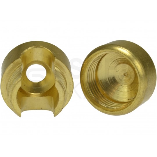 Uchwyt ozdobny do kabla ścienny sufitowy mosiądz fi: 16mm ALKRI