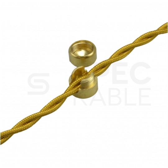 Uchwyt ozdobny do kabla ścienny sufitowy mosiądz fi: 16mm ALKRI