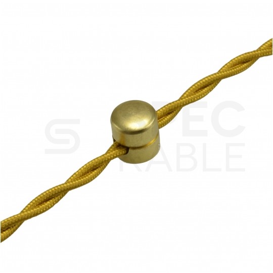 Uchwyt ozdobny do kabla ścienny sufitowy mosiądz fi: 16mm ALKRI