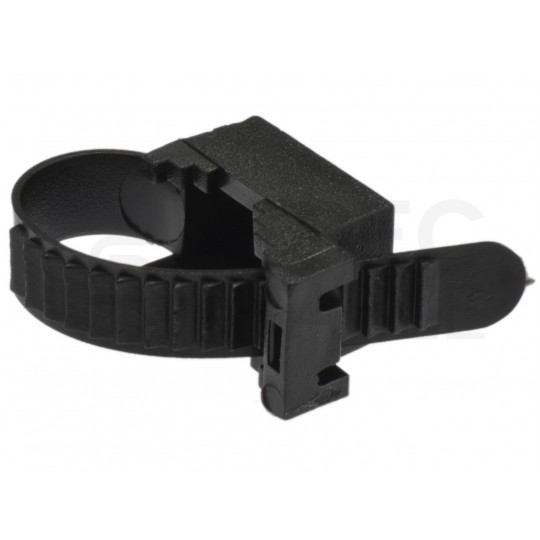 Uchwyt paskowy UP-22 czarny UV opaska fi:9-22mm do kabli i rur instalacyjnych RLm 100szt.