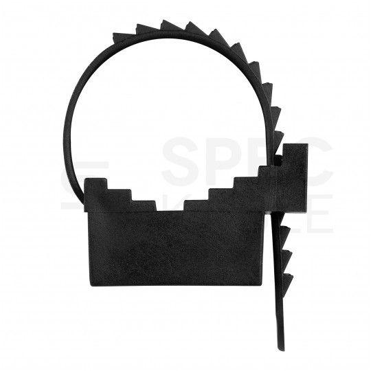 Uchwyt paskowy UP-22 czarny UV opaska fi:9-22mm do kabli i rur instalacyjnych RLm 100szt. PAWBOL