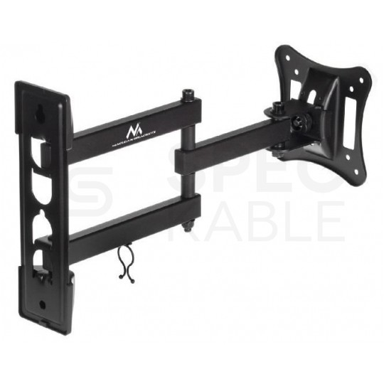 Uchwyt ścienny do telewizora TV, monitora 13-27 cali 15kg uniwersalny czarny VESA MC-719