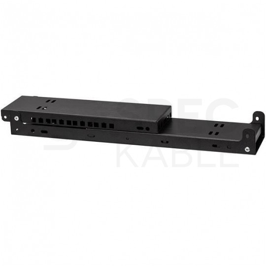 Uchwyt ścienny do urządzeń RACK 19" 2U 330mm czarny