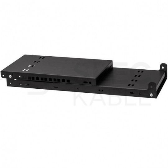 Uchwyt ścienny do urządzeń RACK 19" 4U 330mm czarny