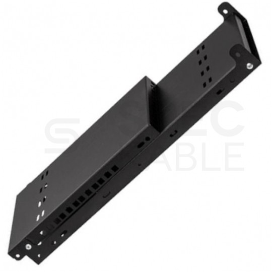 Uchwyt ścienny do urządzeń RACK 19" 4U 330mm czarny