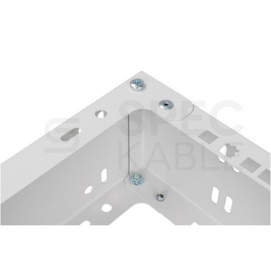 Uchwyt ścienny do urządzeń RACK 19" 4U 330mm szary