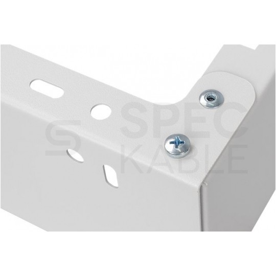 Uchwyt ścienny do urządzeń RACK 19" 4U 330mm szary