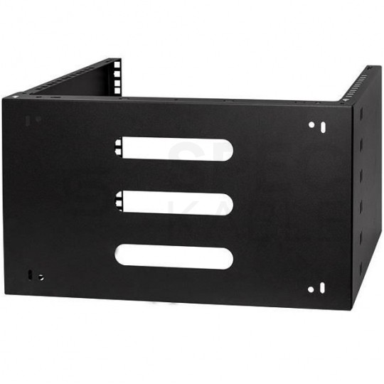 Uchwyt ścienny do urządzeń RACK 19" 6U 330mm czarny