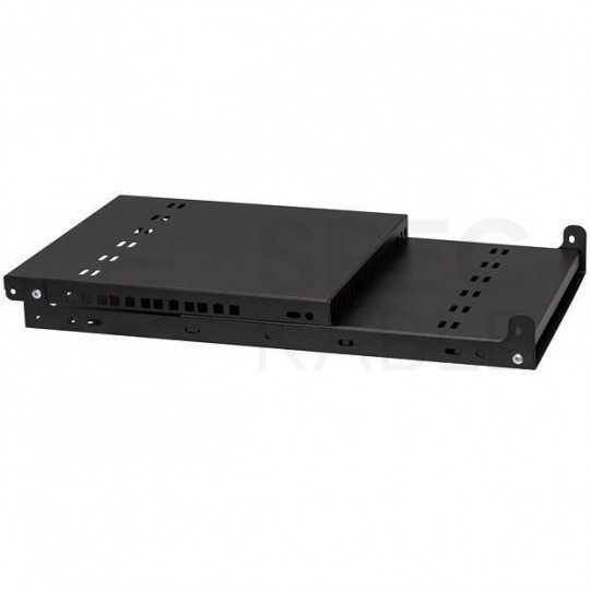 Uchwyt ścienny do urządzeń RACK 19" 6U 330mm czarny