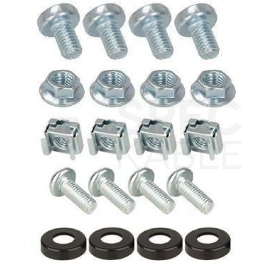 Uchwyt ścienny do urządzeń RACK 19" 6U 330mm czarny