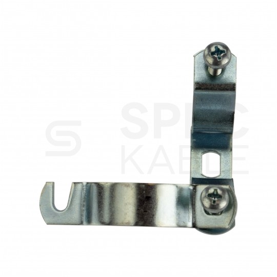 Uchwyt stalowy dystansujący RAS do mocowania rur instalacyjnych, peszli i kabli (39-52mm) RAS-M40