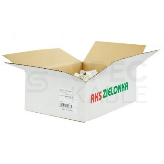 Uchwyt zamykany UZ-32 szary do rur elektroinstalacyjnych gładkich RLm-32 i peszli PUDEŁKO 100szt.