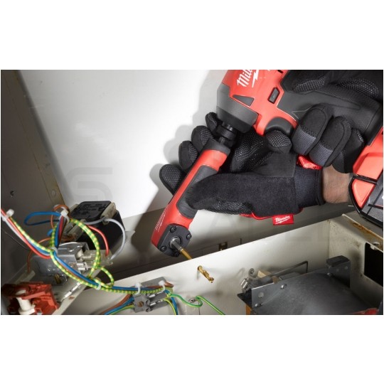 Udarowa nasadka kątowa 90° 1/4" + 10x Bit Shockwave Impact Duty MILWAUKEE