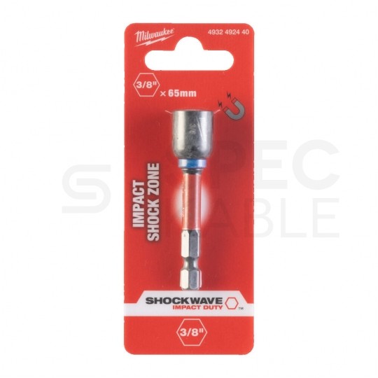 Udarowa nasadka sześciokątna magnetyczna adapter 3/8" HEX o długości 65mm MILWAUKEE