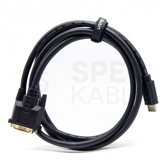 UNITEK Kabel DVI-D / HDMI 4K@60 (wtyk / wtyk) dwukierunkowy 2m