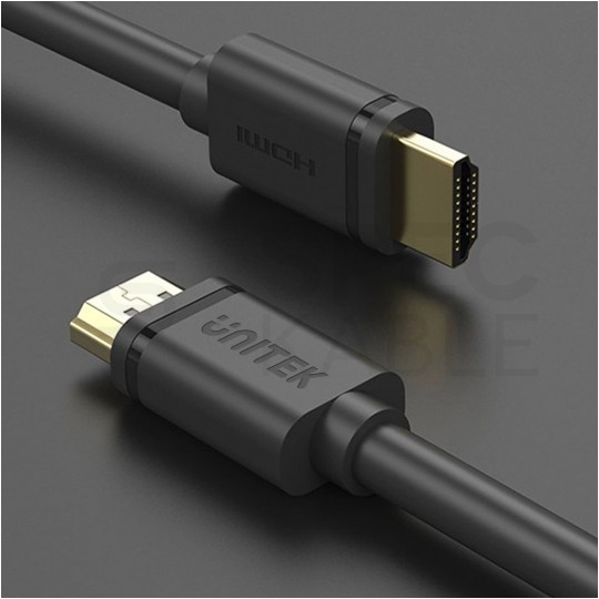 UNITEK Kabel HDMI 2.0 High Speed Full HD 4K@60 HDR do terminali 0,3m