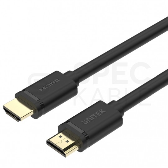 UNITEK Kabel HDMI 2.0 High Speed Full HD 4K@60 HDR do terminali 0,3m