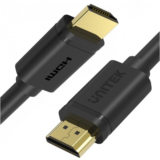 UNITEK Kabel HDMI 2.0 High Speed Full HD 4K@60 HDR do terminali 0,3m
