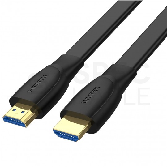 UNITEK Kabel HDMI 2.0 High Speed Ultra HD 4K@60 HDR płaski 1m