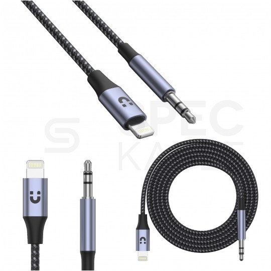 UNITEK Kabel Lightning / Mini Jack 3,5 mm (M) 1 m